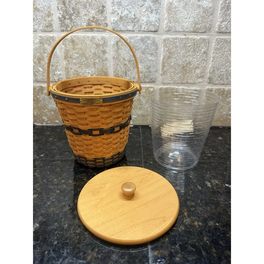 Longaberger‎ Collectors Club JW Miniature 2001-2002 Berry Basket Combo NEW